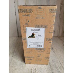 Jim shore 6007244 Time to trim the‎ trees Snoopy Woodstock Xmas figure